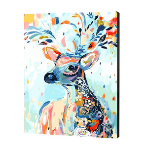 Rainbow Deer , Paint By Numbers